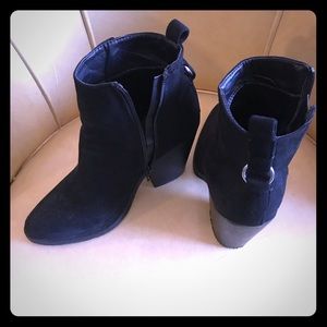 Black ankle boots